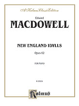 New England Idylls Op. 62 piano sheet music cover